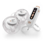 KinderKraft Odsávačka materského mlieka Double Hands-free Gentle Flow Gold