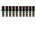 DEPOX Set 10 x Mini Spray Paralizant NATO, DEPOX®, tip breloc, propulsie jet, 20 ml (0459)