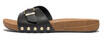 FitFlop Papucsok IQUSHION ADJUSTABLE BUCKLE LEATHER SLIDES Barna 39