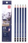Deli Grafit Ceruzák 2B Nuevo 12 Db Deli (S999-2B)