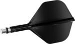Target Fluturas si tija darts Target K-Shift negru, fluturas No2 rotativ si tija scurta (TRG410546)