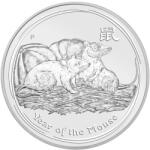 Perth Mint | Egér 1 uncia | Lunar II | 2008 | ezüstérme (2040999)