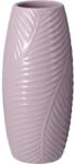  Porcelán Váza 93X93X202Mm Levél Motívummal, Lila