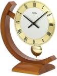 AMS Ceas de birou cu pendul AMS 163/9, lemn masiv finisaj cireș, mecanism quartz