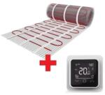 FALCON Heat Generation Kit - covor de incalzire electrica FALCON U-HEAT 1 m2 + Termostat digital Falcon Wi-FI Touch Control cu senzor de temperatura in pardoseala (290202)