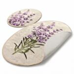 Adana Set Covor de baie 2 bucati Lavanda, Multicolor, 100x60 cm (359CHL1532) Covor baie