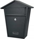 Sersimo Cutie postala metalica gri 38x32x11 cm, cu clapeta si yala cu 2 chei (TIS-8183)