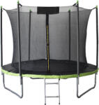 Sersimo Trambulina de gradina 312 cm cu plasa interioara, scara si suport 150 kg (TRA-4279)