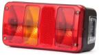 WAS Lampa semnalizare spate universala, stanga dreapta, tripla cu 4 functii, 12 24V, 22.9 x 11 cm (193)