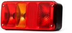 WAS Lampa semnalizare spate, tripla cu 6 functii, 12 24V, 22.9 x 11 cm (187)