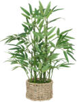 Atmosphera Créateur d'intérieur Planta artificiala bambus cu ghiveci natural, 46 cm, verde (JJ-204209)