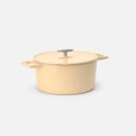 FABINI Lábas Mattia 3.0 Standard, ø 26 cm (5, 5 l) - Zománcozott öntöttvas lábas fedővel, fényes krémszínű (113610332629127)
