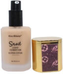 Kiss Beauty Fond de ten cu extract de melc si acoperire, Kiss Beauty, Snail, Super Cover, 230, 45 ml (VES2051)