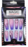 Magic Fingertips Set 12 Unghii False cu Aspect natural, Magic Fingertips, 01 (VES1984)