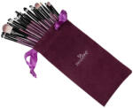 Makeup Set 20 pensule machiaj Mauve Brushes, Husa depozitare inclusa (TS0974)