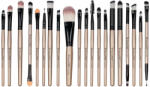 Makeup Set 20 pensule machiaj Makeup, Nude, Husa depozitare inclusa (CS2216)