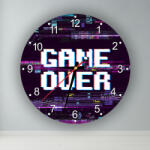 Game over pixel kör alakú falióra