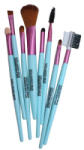 Makeup Set Pensule Machiaj, Makeup, 8 pensule, turcoaz (TS2188)