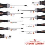 Paolo Отвертки със стойка sdy-94301/252 - 21БР/К-Т (18370) - steficenter