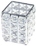Luxorise Suport pensule machiaj, Luxorise, Makeup Holder, Patrat, Silver (VES0311)