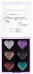 USHAS Paleta Machiaj Glitter, Ushas, 6 Culori, 03, 9 g (VES2326)