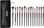 SensoPro Set 15 pensule machiaj Senso Pro Milano Black Rose Gold + Borseta (TS1028)