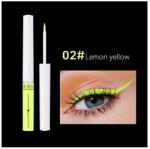 Derol Tus de ochi colorat, Derol, Eyeliner lichid, 02 Lemon Yellow, 4 ml (VES2913)