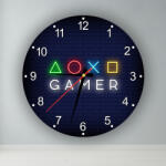  Playstation gamer kör alakú falióra