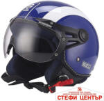 Sparco Каска за мотор Sparco BHR sp-501 синя / бяла 66684 размер S (24021) Мотоциклетна каска, шлем