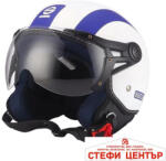 Sparco Каска за мотор Sparco BHR sp-501 бяло / синя 60052 размер S (24044) Мотоциклетна каска, шлем