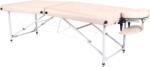 velvesa Masă de masaj velvesa® HL-01 (aluminiu) - Crem (740193)