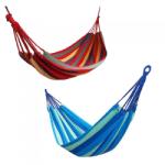  Hamac Relaxare Fara Lemn, 190x80 cm, Pentru Curte sau Camping, Usor de Montat, Perfect pentru o Persoană - Culoare: Rosu