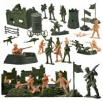  Jucarie militar, 40 soldati, accesorii, 5 cm Figurina