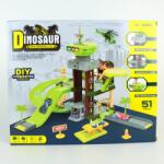  Jucarie Dinozaur, Model Feroviar, 51 Piese, Pista, 25 cm, Multicolor