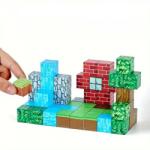  Minecube Inteligent Cuburi Magnetice de Constructie Craft, 48 buc