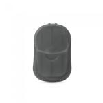  Kit sapuniera, 20 foi de sapun, 70 x 43 x 16 mm, model simplu, negru