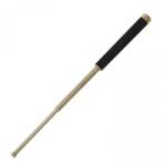  Baston telescopic din otel, auriu, 64 cm, 3 sectiuni, husa, cutie, maner burete
