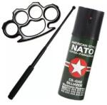  Pachet autoaparare baston telescopic, rozeta box, spray piper