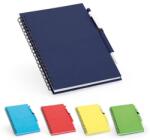  Notepad cu spirala B6 cu 160 de pagini reciclate liniate, coperta tare si suport pentru pix