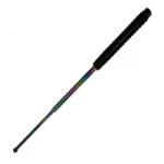  Baston telescopic din otel, fade, 66 cm, 3 sectiuni, husa, cutie, maner cauciuc