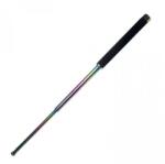  Baston telescopic din otel, fade, 64 cm, 3 sectiuni, husa, cutie, maner burete