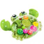  Jucarie interactiva pentru copii, Model crab, Plastic, cu lumini, 2 ani+, verde