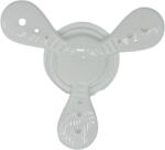  Jucarie disc de aruncat, alb, 14 cm latime