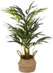 Atmosphera Créateur d'intérieur Planta artificiala palmier Atmosphera cu ghiveci natural, 80 cm, verde (JJ-189129)