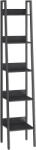 VASAGLE Biblioteca tip scara VASAGLE cu 5 rafturi, design industrial, negru (EZ-LLS109B56) Biblioteca