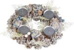 MagicHome Coronita de Advent MagicHome Vianoce albastru-alb, 30 cm (8091860)