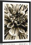 Dovido Poszter paszportuval exotikus dália szépia kivitelben - 40x60 silver