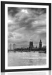 Dovido Poszter paszportuval egyedi London fekete fehérben - 30x45 silver