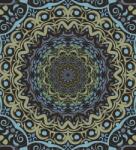 Dovido Öntapadó tapéta Mandala nap mintával lila árnyalatban - 245x270