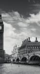 Dovido Fotótapéta Big Ben Londonban fekete fehérben - 147x270